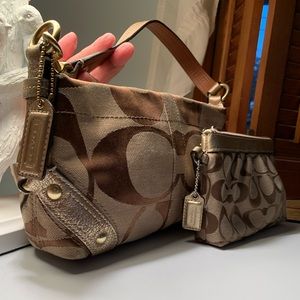 Coach Purse and Wristlet